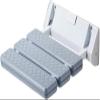 Wall Mounted Folding Shower Seat,Folding Shower Stool Bathroom Shower Bench Seat for Elderly -Grey view 1