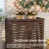 Outdoor Unit Mini Split air Conditioner Cover, Protective Cover for air Conditioner, Outdoor Wooden air Conditioner, Fence to Hide air Conditioner, Suitable for Outdoor air Conditioning Unit Racks ( C view 3