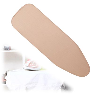 TURKAS 36x13/38x13/43x13 Ironing Board Cover and Scorch Resistant Padding, Non Stick Iron Board Replacement Cover, Drawstring Tightening (Color : Brown, Size : 43x13in)