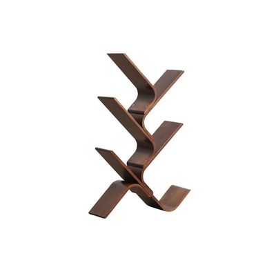 Book Shelf Bookshelf Tree-Shaped Small Bookshelf Multi-Layer Shelf Floor Shelf Office File Shelf Study Bookshelf 6 Cube Storage Organizer (Color : Beige, Size : A3)