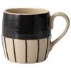 (Saikaitoki) Saikai Pottery Hasamiyaki Mug Cup Capacity: Approx. 10.1 fl oz (300 ml) Engobe Black 25243 view 1