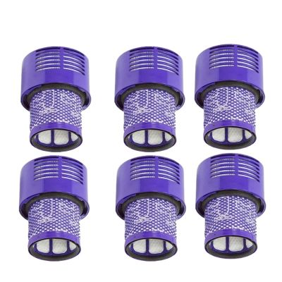 Cyclone Absolute Animal Total Clean Washable Hepa Post Filter Replacement Vacuum Cleaner Part Accessory Compatible For Dyson V10 SV12 (Color : 6PCS)