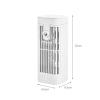 ADSFASF Portable Air Conditioner Ultrasonic Humidifier Personal Desk Fan Cooling Fan Air Cooler for Bedroom, 1200mAh/614 (Color : 2400mAh) view 4