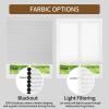 Refinest Customize Blackout Cellular Shades Cordless,Privacy Honeycomb Shade Pleated Blinds Coverings for Bedroom,Living Room,Office, Indoor Windows,Size 29'' W x 48'' H,Light Brown view 4