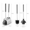 ADSFASF 2 in 1 Toilet Bowl Brush Plunger with Holder Combo, White Base/224 view 2