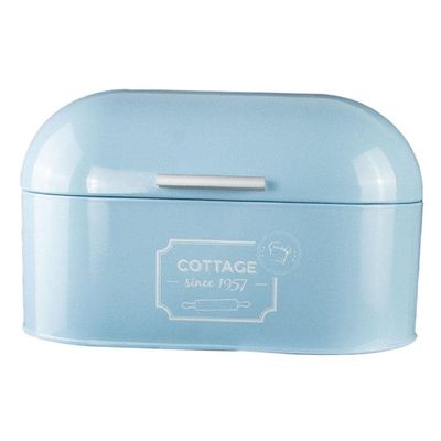 ADSFASF Large Bread Box Waffles Bread Bin Food Storage Lid Multifunction Container for Bakery Countertop 3''X7''X7'' inch, Blue/233