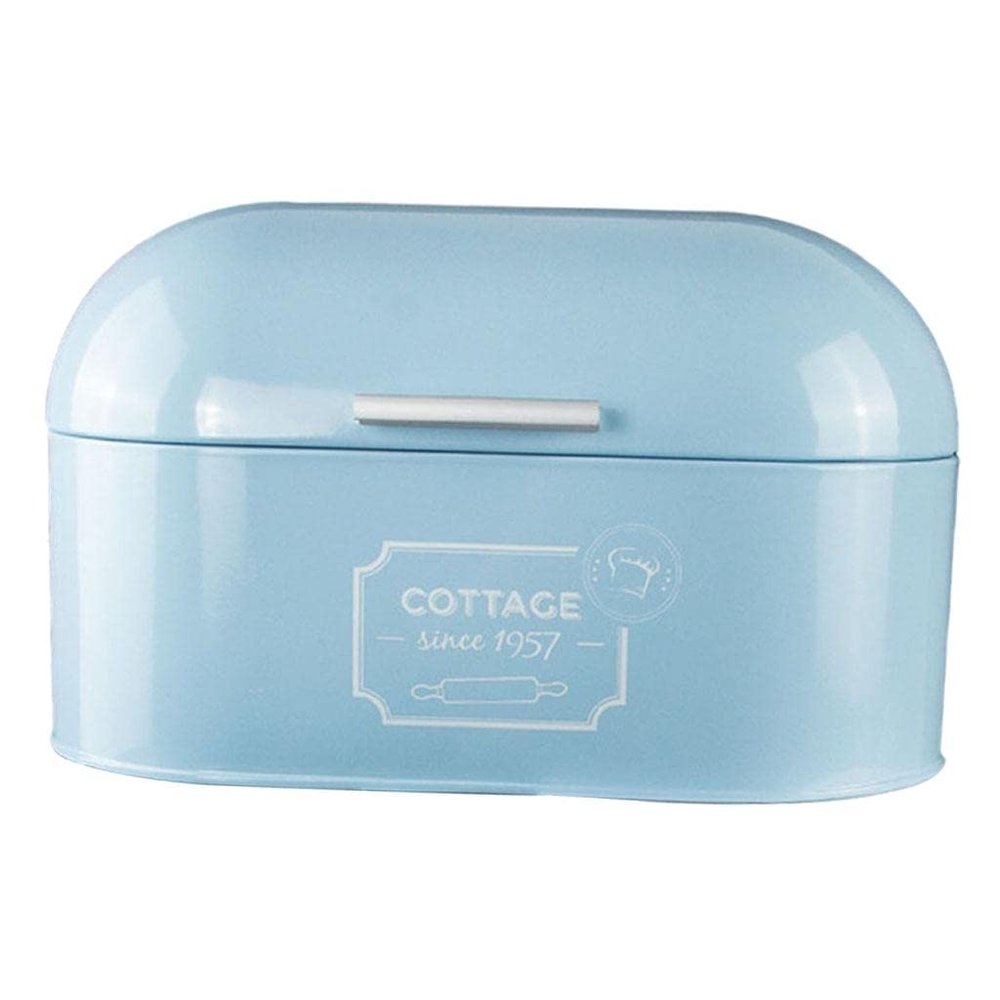 ADSFASF Large Bread Box Waffles Bread Bin Food Storage Lid Multifunction Container for Bakery Countertop 3''X7''X7'' inch, Blue/233