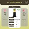 iCucina Smoothie Blender, 1000W Personal Blender for Shakes and Smoothies with 2 x 37oz Protable Cups and Lids, Single Serve Blenders for Ice Crushing, Bean Grinding, Frozen Fruit Drinks, Black view 2