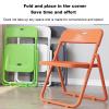 JSLXNDM Plastic Folding Chair Steel Folding Dining Chairs Folding Chairs Bulk Fold up Event Chair Portable Commercial Chair with Steel Frame 350lb for Bedroom, Computer Chairs, Training Chairs 1 view 4