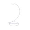 Frogued Modern Minimalist Stand Style Decor Ornament Holder for Glass Balls Spiral Design Iron Hanging Rack Air Plant Terrarium Wedding Home Office Garden White, X-Large view 1