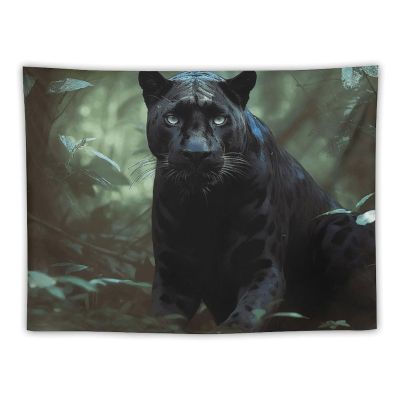 LZQPOEAS Tapestry Wall Hanging for Living Room 60 X 51 in Forest Panther Tapestry for Bedroom Home Decor Tapestries Wall Art Hanging Personalized Wall Blanket Wall Hanging Decor for Party Supplies