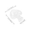 Toddmomy Hydroponic Plant Vase Decorative Glass Vase with Heart Shape for Home Office Small Clear Glass Planter 3.34X3.14X1.57In view 4