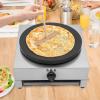 16'' Crepe Maker Machine Commercial 2800Pa LP Gas Pancake Machine Stainless Steel Lpg Gas Countertop Griddle Non-stick Crepe Maker with Low Pressure Valve view 2