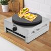 16'' Crepe Maker Machine Commercial 2800Pa LP Gas Pancake Machine Stainless Steel Lpg Gas Countertop Griddle Non-stick Crepe Maker with Low Pressure Valve view 4