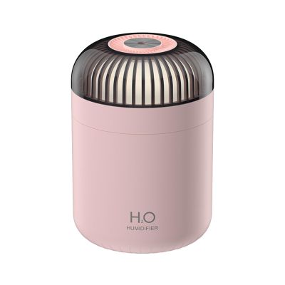 Dreamzy Streaming Light Humidifiers: Pink 500ml Large Capacity Hydrating Mist Humidifier with LED Lights 2-in-1 Cool Mist Humidifier for Home & Plants
