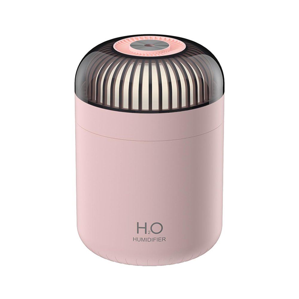 Dreamzy Streaming Light Humidifiers: Pink 500ml Large Capacity Hydrating Mist Humidifier with LED Lights 2-in-1 Cool Mist Humidifier for Home & Plants