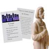 Flazmyxent St Joseph Statue for Selling House Resin Figurine Protecting Home with Instruction Prayer Complete Set Solid, Beige 4.7" H view 4