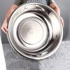 304 Stainless Steel Salad Bowls Mixing Bowls Pots and Pans 6 Piece Set Cooking Baking Nesting Bowls Soup Bowls Serving Trays Cookware view 2