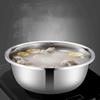 304 Stainless Steel Salad Bowls Mixing Bowls Pots and Pans 6 Piece Set Cooking Baking Nesting Bowls Soup Bowls Serving Trays Cookware view 3