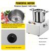 Commercial Food Processor, Electric Food Cutter Stainless Steel Meat Vegetable Chopper with 4L/6L/10L/15L large Capacity Bucket 1400RPM and Detachable blade for Meat Fruits Vegetables Nuts and Ice view 4