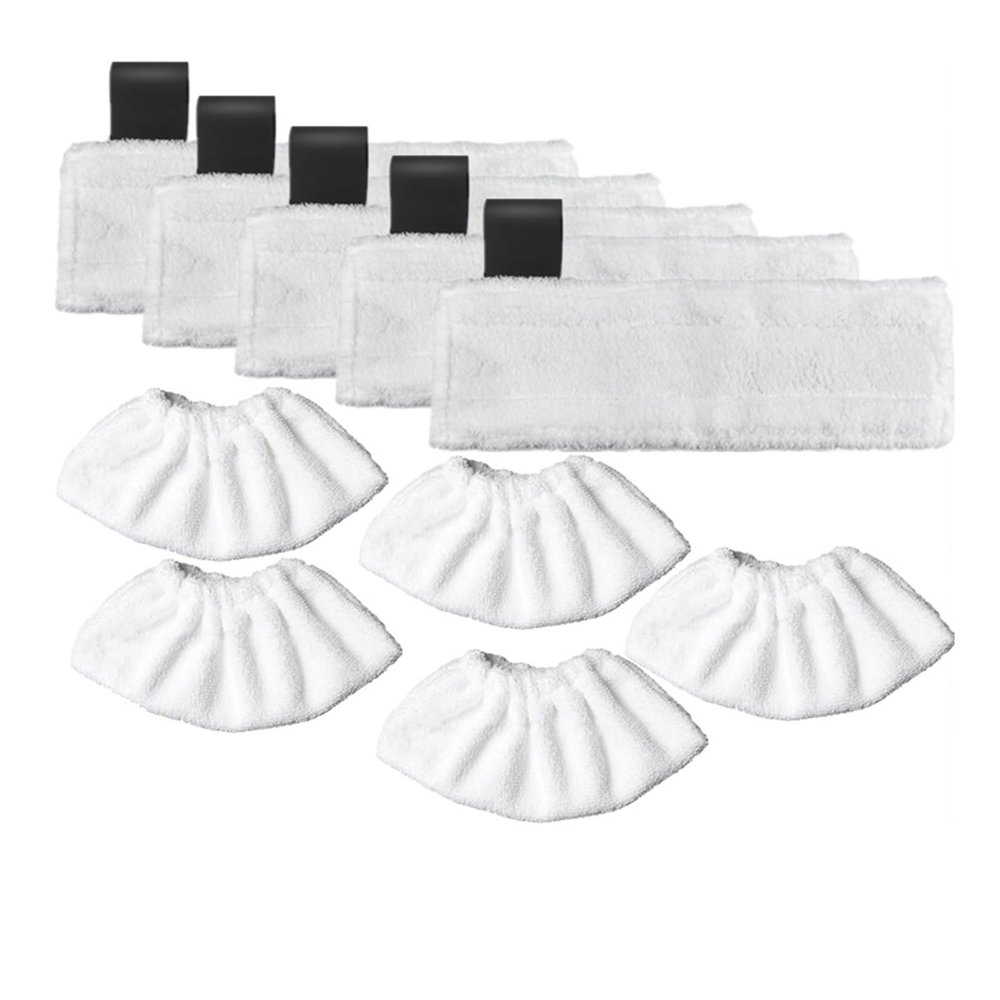 KAISUPJX Steam Cleaner Replacement Accessories Microfiber Cleaning Pad Cover Steam Mop Cloth RagsCompatible for Karcher Easyfix SC2 SC3 SC4 SC5 (Color : 10pcs), mei0203jb