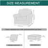 3/5/7-Piece Stretch Velvet Sofa Cover, 1/2/3 Seater Couch Slipcover Loveseat with Separate Backrests and Cushion Cover with Elastic Band for Dogs,Pet,Kid (Color : Taupe, Size : 3-Piece | A view 3