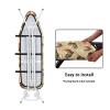 Vanideaoty Poster Rooster Ironing Board Cover and Pad Standard Size 15 x 54 Stain Resistant Fasteners Elastic Edge Ironing Cover view 4