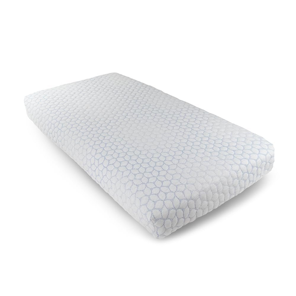 Lullaby Earth Dream Easy Kids Twin Firm Mattress - Supportive Innerspring for Trundle and Bunk Beds - Universal Comfort - No Cover