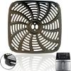 QLRGNE 8QT Air Fryer Crisping Plate for Gourmia GAF846 Air Fryers, Upgraded Nonstick Air Fryer Grill Pan Plate Crisper Tray Rack Insert Grate Shelf Grid for 8QT Gourmia Air Fryers, Dishwasher Safe view 1