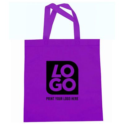 USMG Custom Popular Non-Woven Tote Bag with One-Color Print - Perfect for Business Logos and Marketing Promos