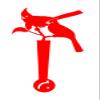 17 Different Designs, Mailbox Flag Replacement Kit, Rust-Proof Mailbox Flag, Carousel Horse,Paw,Rooster,Football, Tulip, Peach, Tree,Butterfly, Bear, Dog, Lucky Leaf, Cat and more (Northern cardinal) view 1