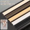 Closet Rod for Hanging Clothes, Bedroom Closet Rod Garment Bar Wall Mount/Top Mount, Small and Large Metal Detachable Hanging Wardrobe Pole for Bedroom, Bathroom & Cabinet Cupboard ( Color : Champagne view 3