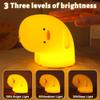 Attivolife Duck Night Light, Silica Gel Nursery Bedside Lamp with Dimmable Rechargeable Timer, Great Decor Piece for Bedrooms, Study, Creative Gift Idea Appeals to Mother Kids Friends Family view 3