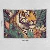 LZQPOEAS Tapestry Wall Hanging for Living Room 60 X 51 in Tropical Tiger Tapestry for Bedroom Home Decor Tapestries Wall Art Hanging Personalized Wall Blanket Wall Hanging Decor for Party Supplies view 2