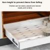 LLYLAFDC Slide Out Drawer Storage Shelves,Pull Out Kitchen Storage,Home Office Organization Hidden Storage Pantry Shelf,Self-Adhesive Drawer for Kitchen Cabinets, Bathroom, Living Room (Size : White) view 4