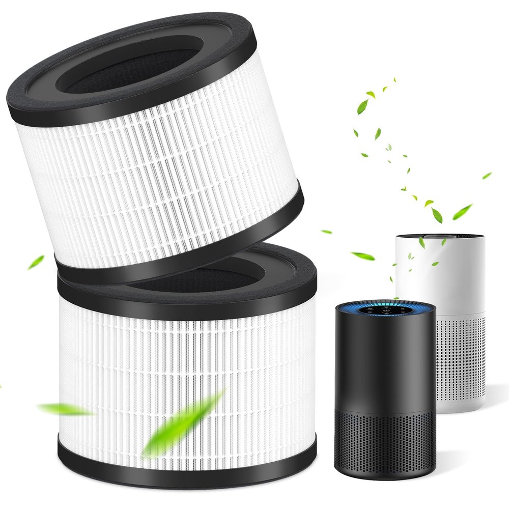 2 Pack AP-S0610L HEPA Replacement Filter Compatible With MOOKA AP-S0610L Purifiers, 3-IN-1 H13 True Hepa Filter & High-Efficiency Activated Carbon
