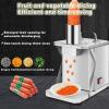 JOMRTS Electric Vegetable Dicer, Stainless Steel Fruit Chopper Dicer Shredder Automatic Onion Potato Cutter Food Processor Cutting Machine with Dicing Knife Nets for Commercial Home Use,10mm (12mm) view 2
