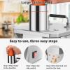 JOMRTS Electric Vegetable Dicer, Stainless Steel Fruit Chopper Dicer Shredder Automatic Onion Potato Cutter Food Processor Cutting Machine with Dicing Knife Nets for Commercial Home Use,10mm (12mm) view 3
