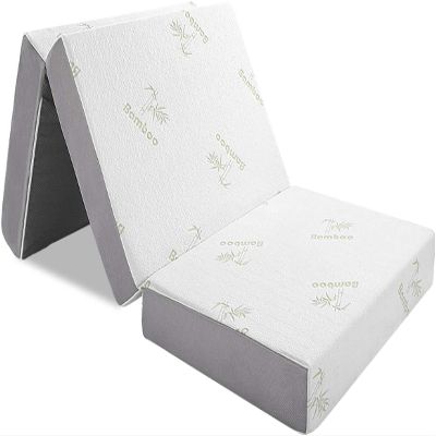 Inofia Trifold Mattress 5 Inch Full Size, Foldable Camping Mattress