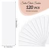 120 PCS Satin Chair Sashes White Shiny Chair Ribbon Ties Back Bows Designed Sashes Universal Chair Cover for Wedding Reception Gathering Birthday Party Banquet Restaurant Chair Decor (7x78inch) view 2