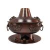 YIORYO Chinese Copper Hot Pot, Thickened Copper Single and Double Detachable Hot Pot, Mongolian Hot Pot Kitchen Utensils, Suitable for Family/Friends, Parties (Size : 30cm) view 1