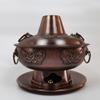 YIORYO Chinese Copper Hot Pot, Thickened Copper Single and Double Detachable Hot Pot, Mongolian Hot Pot Kitchen Utensils, Suitable for Family/Friends, Parties (Size : 30cm) view 3