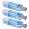 3 in 1 Cup Lid Gap Cleaning Brush Set, Multifunctional Bottle Cleaning Brush, Silicone Cup Lid Gap Cleaner, Home Kitchen Crevice Cleaning Tools (Blue) view 1