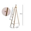 Easels European-style Wrought Iron Oil Painting Shelf, Floor Stand Display Stand, Environmentally-friendly Paint Wedding Easel, Foldable Poster Photo Bracket, Adjustable Picture Support Frame Up And view 2