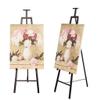 Easels European-style Wrought Iron Oil Painting Shelf, Floor Stand Display Stand, Environmentally-friendly Paint Wedding Easel, Foldable Poster Photo Bracket, Adjustable Picture Support Frame Up And view 4