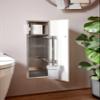 Emco Asis Pure Cabinet Module with Glass Front Door Hinge Right Flush-Mounted 730 mm Black view 2