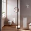 Emco Asis Pure Cabinet Module with Glass Front Door Hinge Right Flush-Mounted 730 mm Black view 3
