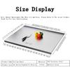 316 Stainless Steel Cutting Boards, Chopping Boards For Kitchens, Large Chopping Board, This Kitchen Chopping Board Measure Approximately: 19.68" L X 19.68" W, Kneading Board Is 0.059 Inches Thick. view 4
