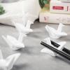 Ximimark 6 pc Swan-Shaped Melamine Chopsticks Holder - Reusable Kitchen Decoration and Organizer view 3