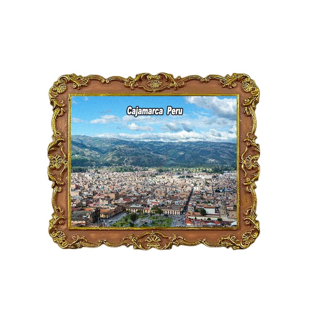 Cajamarca Peru Refrigerator Magnet Travel 3D Souvenir Fridge Decoration Magnetic Sticker Craft Collection